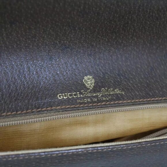 GUCCI GG Supreme Shoulder Bag PVC Leather Beige Auth - Picture 14 of 16